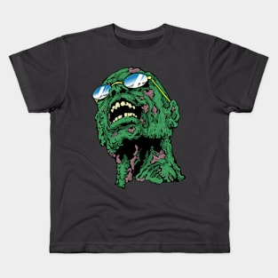 80s cool guy zombie Kids T-Shirt